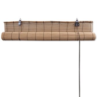 Rolgordijn 120x160 cm bamboe bruin 5