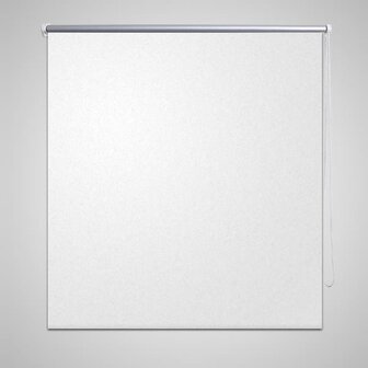 Rolgordijn verduisterend 120 x 175 cm wit 1