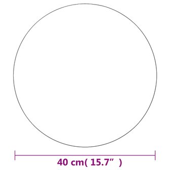 Wandspiegel rond 40 cm glas 7