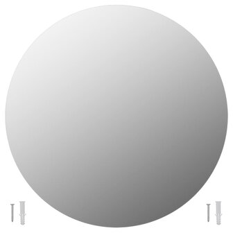 Wandspiegel rond 70 cm glas 2