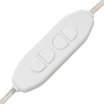 Wandspiegel met LED-lampen rond glas 10
