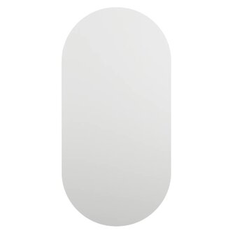 Spiegel met LED-verlichting ovaal 60x30 cm glas 5
