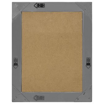 Wandspiegel barok stijl 50x60 cm zwart 3