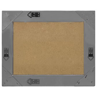 Wandspiegel barok stijl 60x40 cm zwart 3