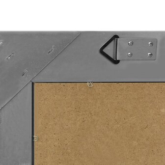 Wandspiegel barok stijl 60x40 cm zwart 5