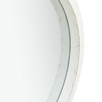 Wandspiegel met band 50 cm wit 3