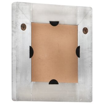 Spiegel luchtvaartstijl 50x50 cm metaal 4
