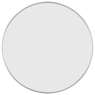 Wandspiegel rond &Oslash;50 cm zilverkleurig 2
