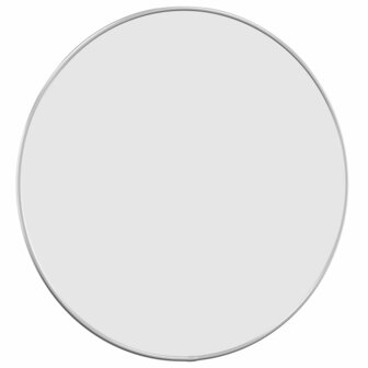 Wandspiegel rond &Oslash;50 cm zilverkleurig 3