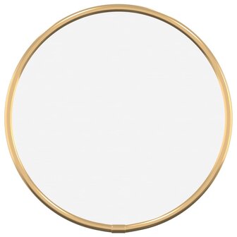 Wandspiegel rond &Oslash;20 cm goudkleurig 2