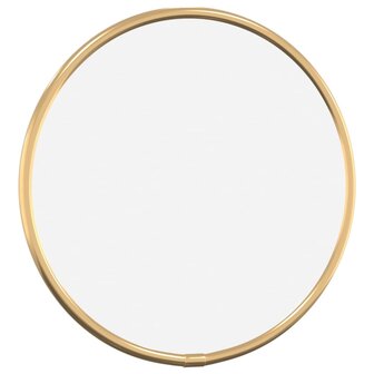 Wandspiegel rond &Oslash;20 cm goudkleurig 3
