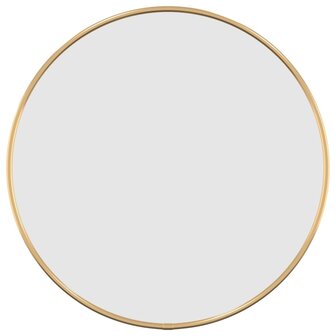 Wandspiegel rond &Oslash;40 cm goudkleurig 2