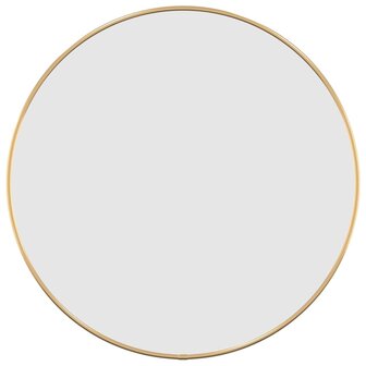 Wandspiegel rond &Oslash;50 cm goudkleurig 2