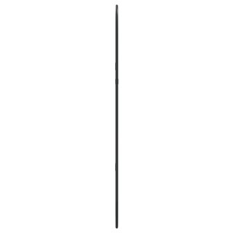 Wandspiegel 70x30 cm ovaal zwart 4