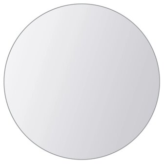 8 st Spiegeltegels rond glas 5