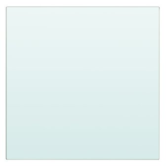 Wandschap transparant 20x20 cm glas 2