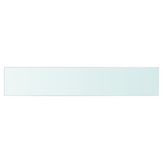 Wandschap transparant 80x15 cm glas 2