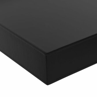 Wandplanken zwevend 2 st 40x20x3,8 cm zwart 5