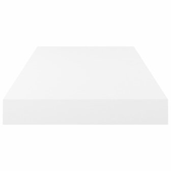 Wandschap zwevend 50x23x3,8 cm MDF hoogglans wit 5