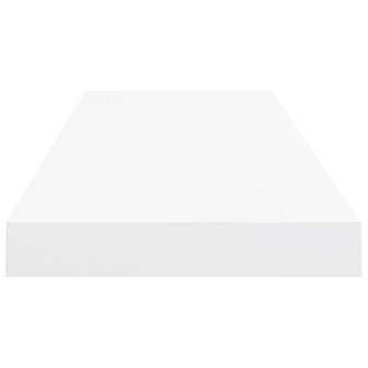 Wandschap zwevend 80x23,5x3,8 cm MDF wit 5