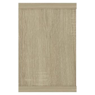 Wandschappen kubus 4 st 60x15x23 cm bewerkt hout sonoma eiken 6