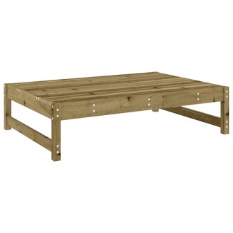 Tuinvoetenbank 120x80 cm ge&iuml;mpregneerd grenenhout 2