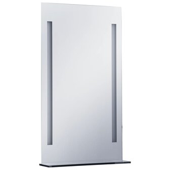Badkamerspiegel LED met schap 60x100 cm 2