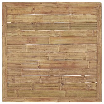 Tuintafel 65x65x30 cm bamboe 4