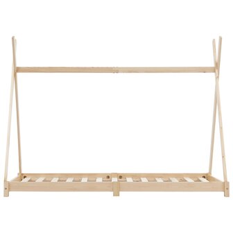 Kinderbedframe massief grenenhout 70x140 cm 3