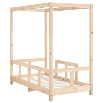Kinderbedframe 70x140 cm massief grenenhout 6