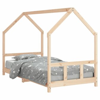 Kinderbedframe 90x200 cm massief grenenhout 2