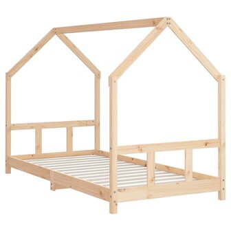 Kinderbedframe 90x200 cm massief grenenhout 3