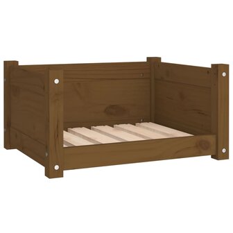 Hondenmand 55,5x45,5x28 cm massief grenenhout honingbruin 2