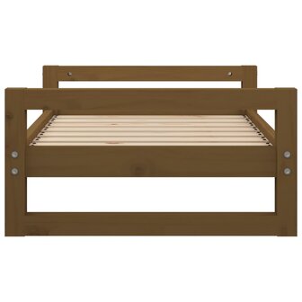 Hondenmand 75,5x55,5x28 cm massief grenenhout honingbruin 6