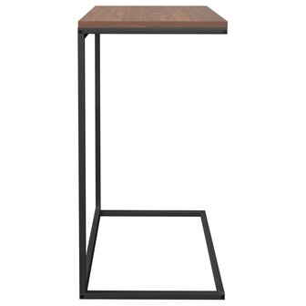 Bijzettafel 55x35x66 cm bewerkt hout zwart 4
