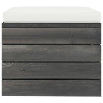 2-delige Loungeset met kussens pallet massief grenenhout 9