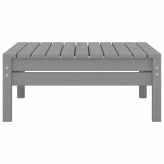 3-delige Loungeset massief grenenhout grijs 12