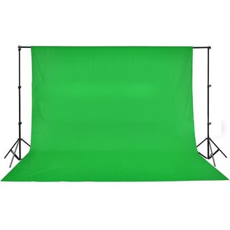 Fotostudioset met verlichtingsset en achtergrond 11