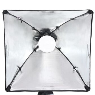 Fotostudioset met verlichtingsset en achtergrond 6