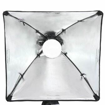 Fotostudioset met verlichtingsset en achtergrond 6