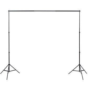 Fotostudioset met verlichtingsset en achtergrond 12