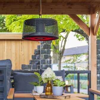 Sunred Heater Moderna Artix Ultra Smart hangend 2000 W ros&eacute;goud zwart 1