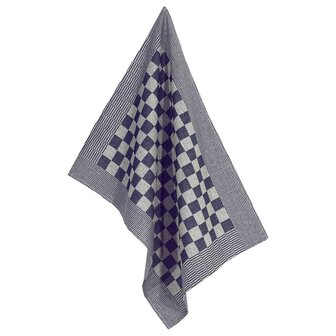 10-delige Keukendoekenset katoen blauw en wit 8
