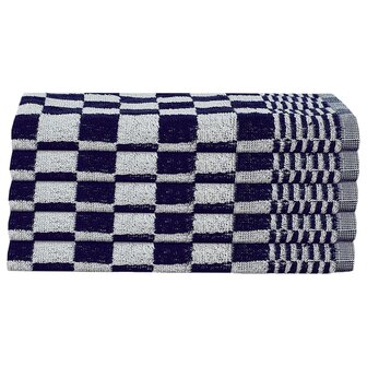 20-delige Keukendoekenset katoen blauw en wit 6