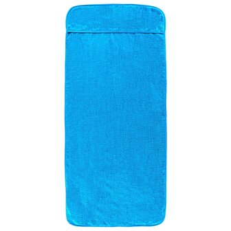 Strandhanddoeken 2 st 400 g/m&sup2; 60x135 cm stof turquoise 3