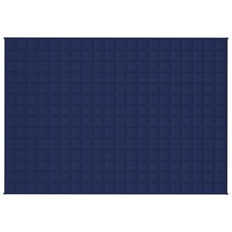 Verzwaringsdeken 137x200 cm 10 kg stof blauw 3