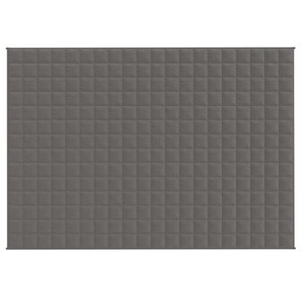 Verzwaringsdeken 135x200 cm 10 kg stof grijs 3
