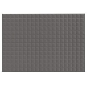 Verzwaringsdeken 140x200 cm 10 kg stof grijs 3