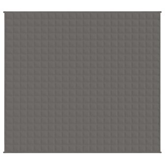 Verzwaringsdeken 200x220 cm 9 kg stof grijs 3
