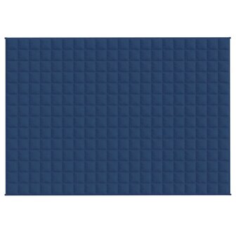 Verzwaringsdeken 140x200 cm 10 kg stof blauw 3